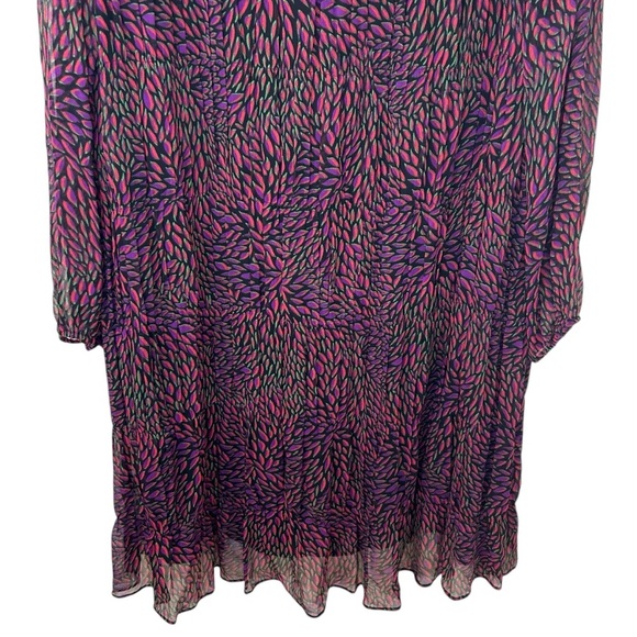 Ba&sh - Women’s Mini Dress, “Grace” Pleating, Flowy - Purple, Size US Medium / 2 - Picture 7 of 16